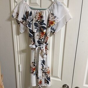 Floral Off-Shoulder Dress